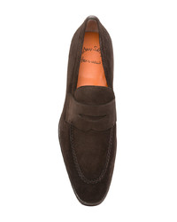 Santoni Classic Slip On Loafers