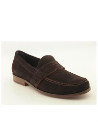 Cole Haan Air Monroepenny Brown Moc Leather Loafers Shoes