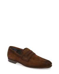 To Boot New York Corbin Penny Loafer In Brown At Nordstrom