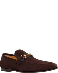 Gucci Elanor Suede Loafers