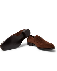 Kingsman George Cleverley Suede Penny Loafers