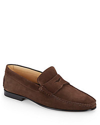 Gordon Rush Suede Penny Loafers