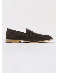 Selected Homme Ley Loafer Brown Slip Ons