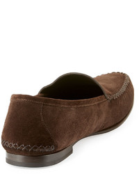 Tom Ford Howard Suede Loafer Chocolate