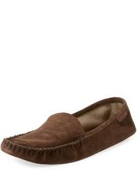 Tom Ford Howard Suede Travel Slipper Chocolate