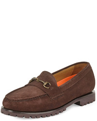 Cole Haan Pinch Suede Loafer Brown