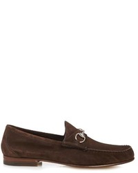 Gucci Roos Suede Loafers