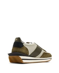 Tom Ford James Lace Up Suede Sneakers