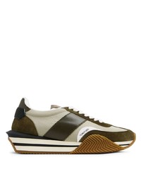 Tom Ford James Lace Up Suede Sneakers