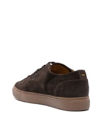 Doucal's Lace Up Suede Sneakers