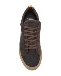 Hackett Panelled Lace Up Sneakers