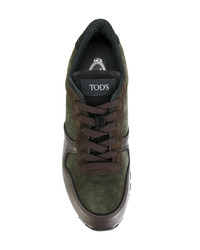 Tod's Panelled Lace Up Sneakersunavailable