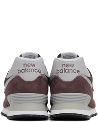 New Balance Purple 574 Sneakers