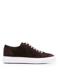 Doucal's Round Toe Lace Up Sneakers