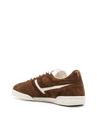 Tom Ford Two Tone Suede Sneakers