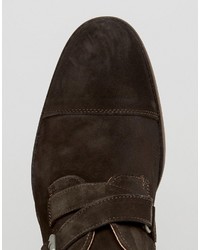 Selected Homme Bolton Suede Monk Shoes