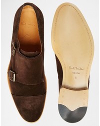 Paul Smith Ps By Atkins Suede Monk Shoes