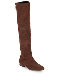 Ivanka Trump Faux Suede Over The Knee Boots