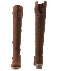 Charlotte Russe Flat Over The Knee Boots