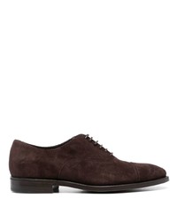 Henderson Baracco Almond Toe Suede Oxford Shoes
