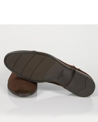 Paul Smith Brown Suede Lewis Oxford Shoes With Travel Soles