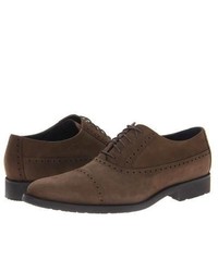 Cole Haan Stanton Cap Oxford Lace Up Casual Shoes Dark Brown Waterproof