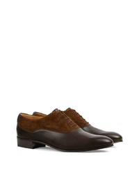 Gucci Double G Panelled Oxford Shoes