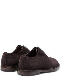 Dolce & Gabbana Washed Suede Oxford Shoes