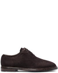Dolce & Gabbana Washed Suede Oxford Shoes