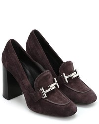 Tod's Double T Suede Pumps