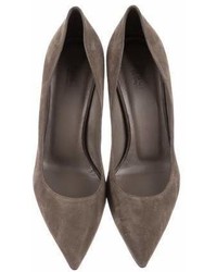 Gucci Suede Pointed Toe Pumps W Tags