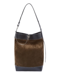 JW Anderson Lock Suede Leather Tote