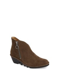 Fly London Poro Wedge Bootie