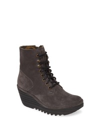 Fly London Ygot Wedge Bootie