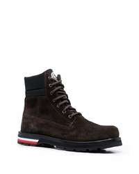 Moncler High Top Suede Trainers