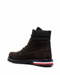 Moncler High Top Suede Trainers