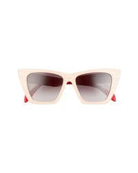 Alexander McQueen 54mm Cat Eye Sunglasses In Pink At Nordstrom