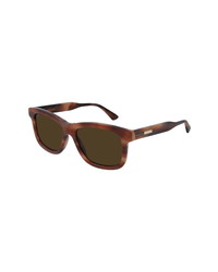 Gucci 55mm Rectangular Sunglasses
