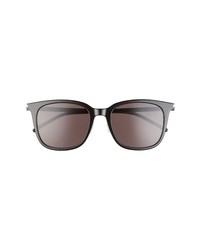 Saint Laurent 55mm Square Sunglasses In Black At Nordstrom