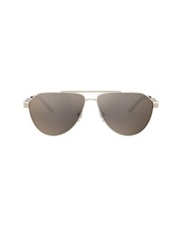 Versace 62mm Oversize Aviator Sunglasses