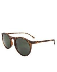 Apopo Int'l Brown Oval Fashion Sunglasses