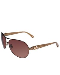 Bebe Sunglasses Bb7018 002 Brown Lace 63mm