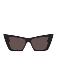 Saint Laurent Black Angular Sl 372 Sunglasses