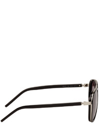 Kenzo Black Aviator Sunglasses