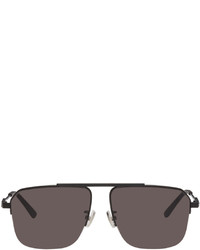 Bottega Veneta Black Aviator Sunglasses