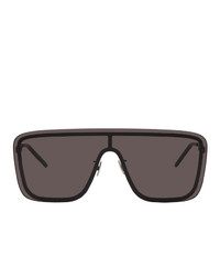 Saint Laurent Black Mask Sl 364 Sunglasses
