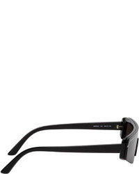 Balenciaga Black Ski Rectangle Sunglasses