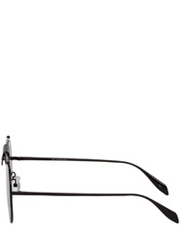 Alexander McQueen Black Top Piercing Sunglasses