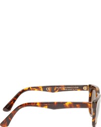 A.P.C. Brown Tortoiseshell Super Edition Sunglasses