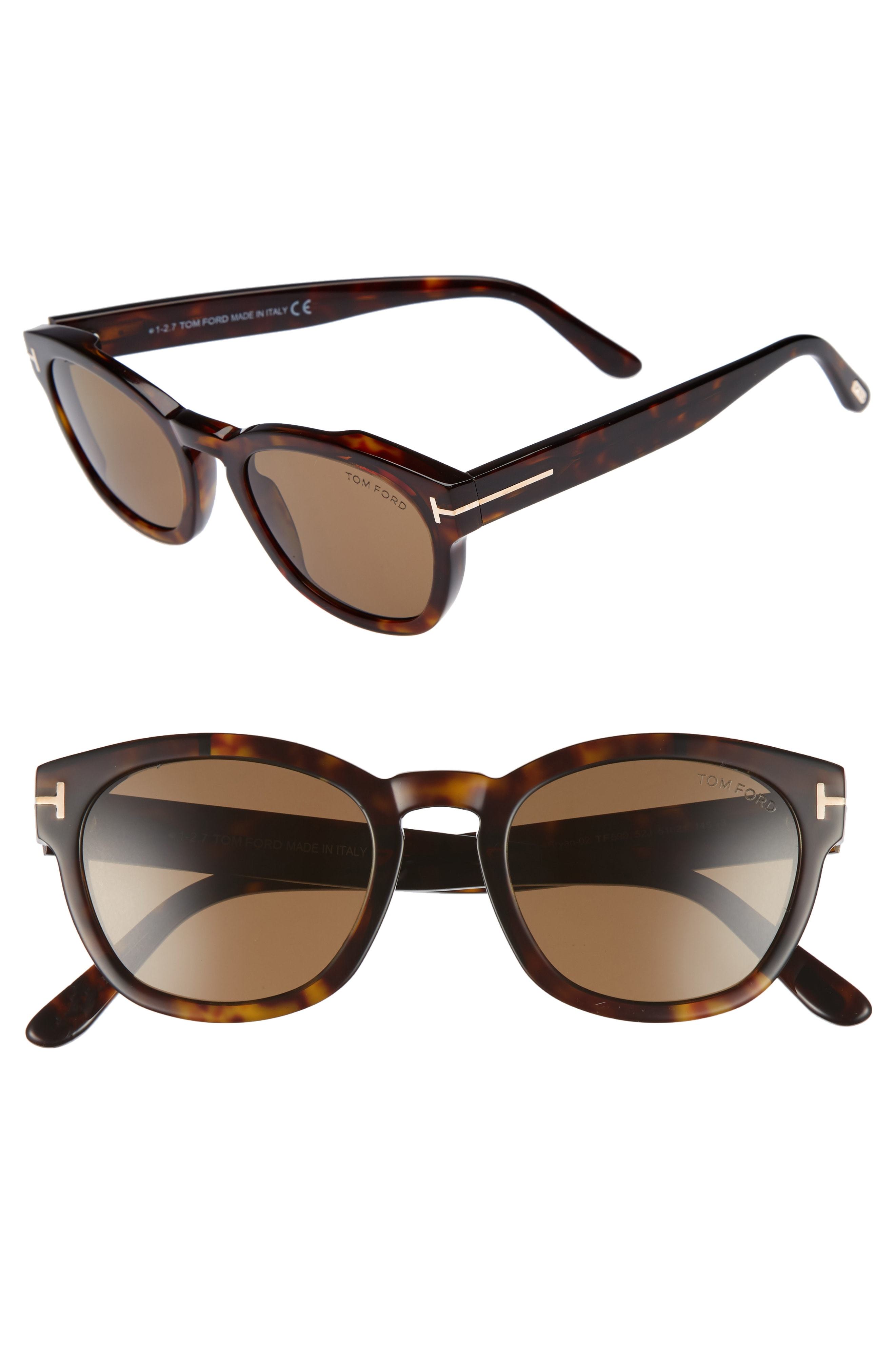 Tom Ford Bryan 51mm Sunglasses, $380 | Nordstrom | Lookastic